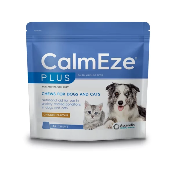 Calmeze Plus Calming Chews For Dogs & Cats