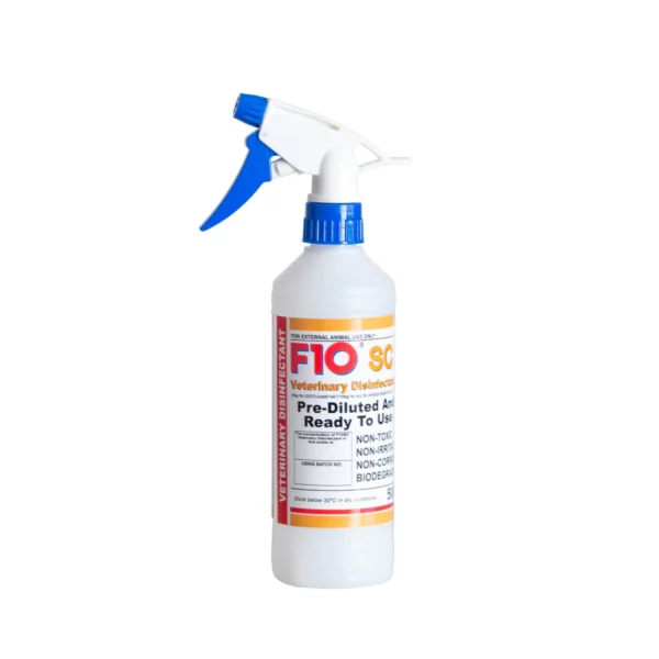 F10SC Veterinary Disinfectant Bottle With Trigger Spray (Empty)