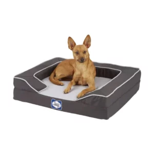 Sealy Lux Premium Orthopaedic Dog Bed GREY