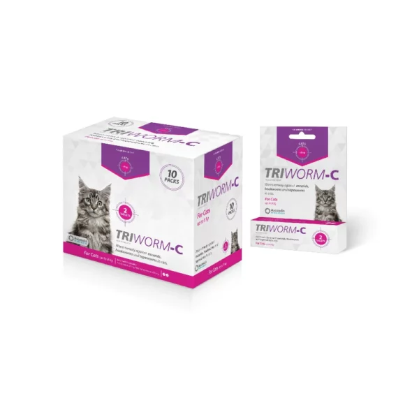 Triworm-C Dewormer Cat Individual Pack