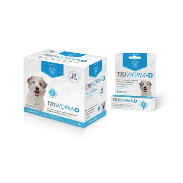 Triworm-D Dewormer Dog Individual Packs