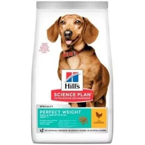 HILL'S SCIENCE PLAN Adult Perfect Weight Small & Mini Dry Dog Food Chicken Flavour