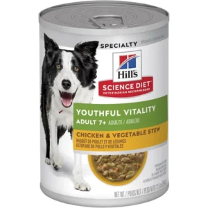 HILL'S SCIENCE PLAN Adult Senior Vitality Wet Dog Food Chicken and Vegetable Flavour