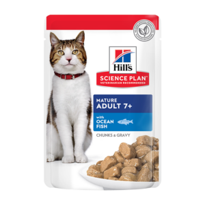 HILL'S SCIENCE PLAN Mature Adult Wet Cat Food Chicken & Ocean Fish Flavour