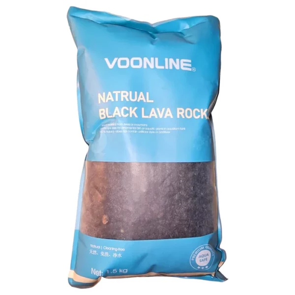 Voonline Natural Black Lava Rocks 1.5kg
