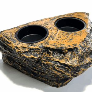 Magnetic gecko feeder bowls Ledge
