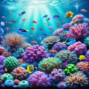 Live Coral and Fish