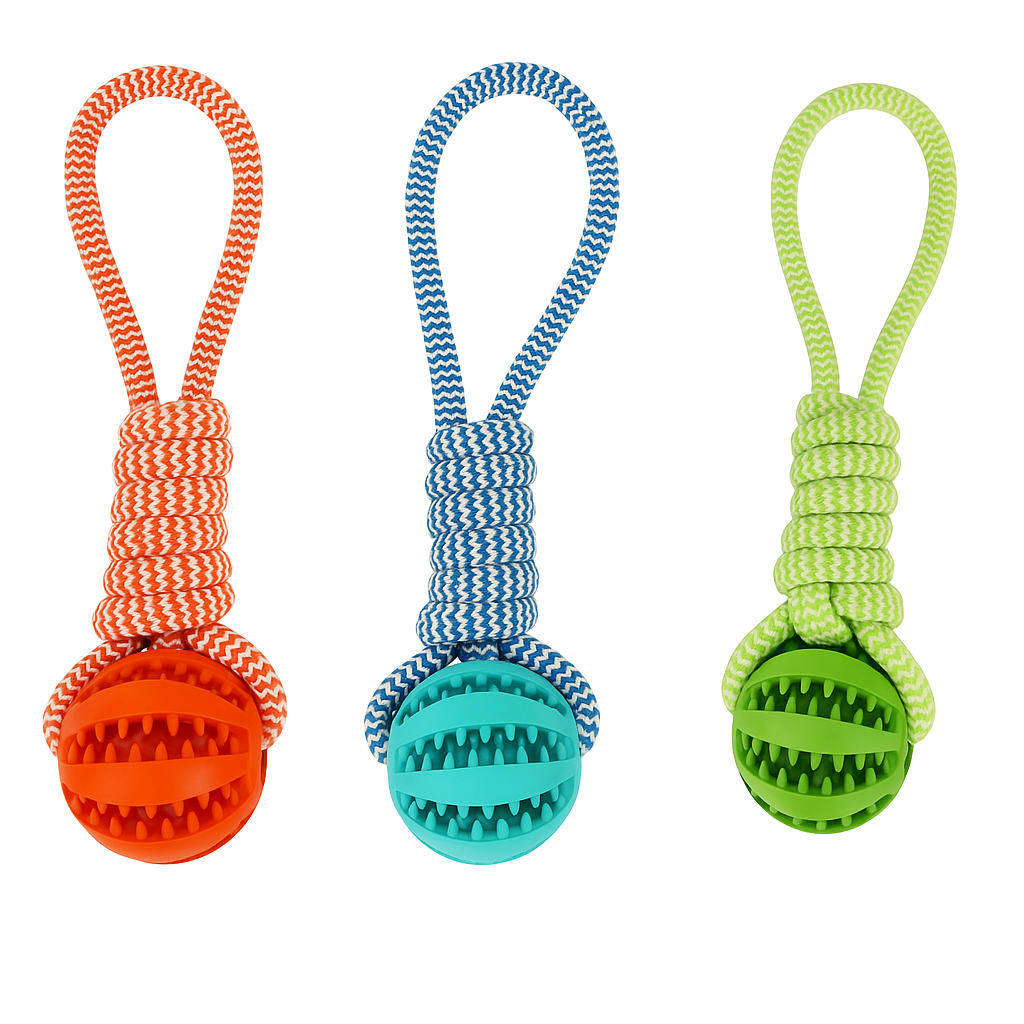 Rope Ball Tug Toy