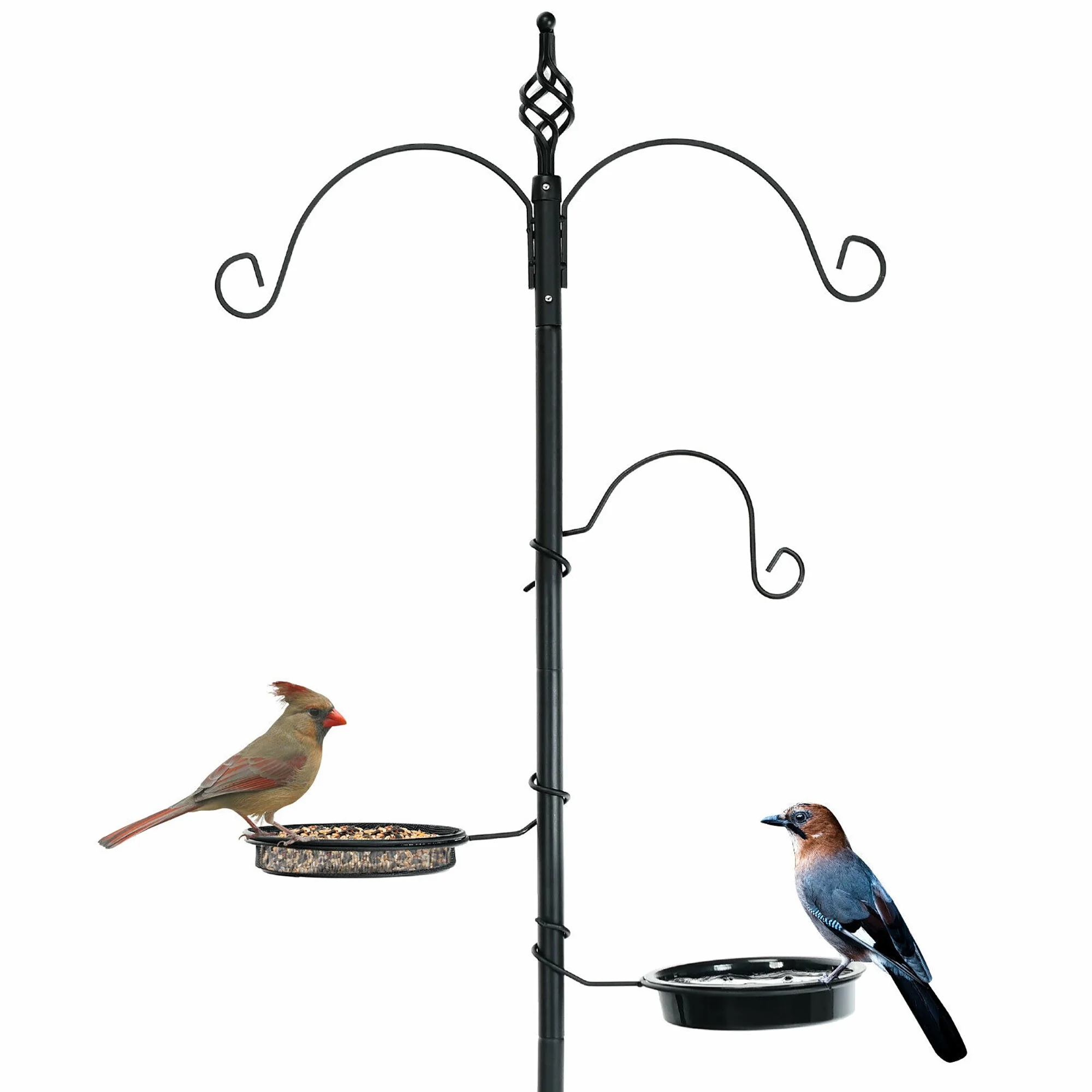 Metal Bird Feeding Station
