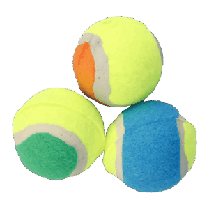 TENNIS BALLS - 2" (3 balls per pack )