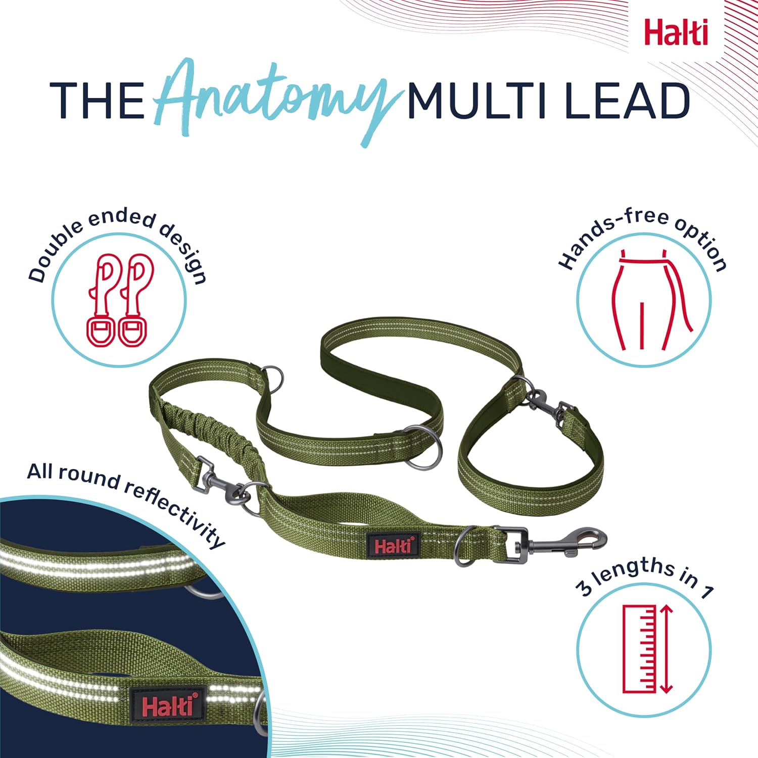 HALTI Halti Anatomy Dog Multi Lead