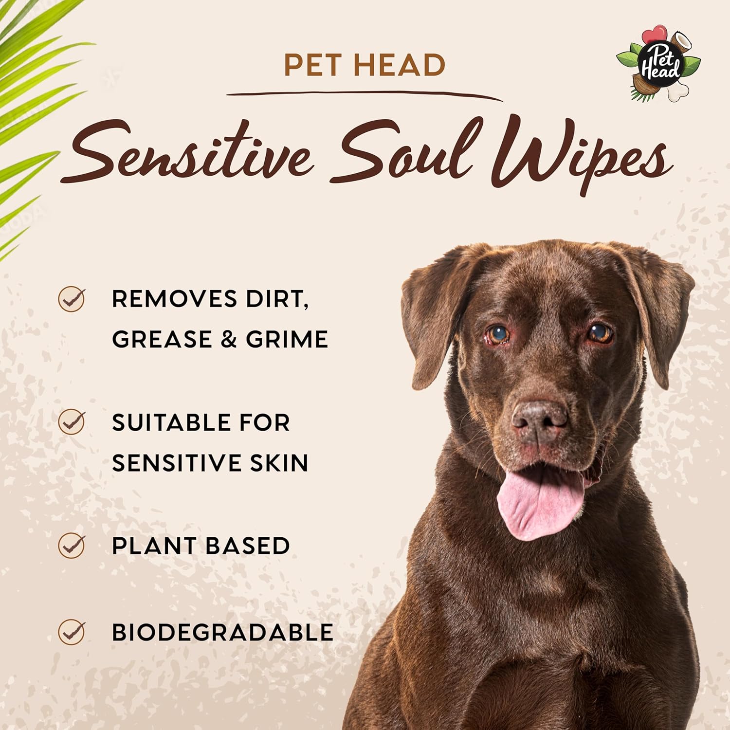 Pet Head Sensitive Soul Wipes