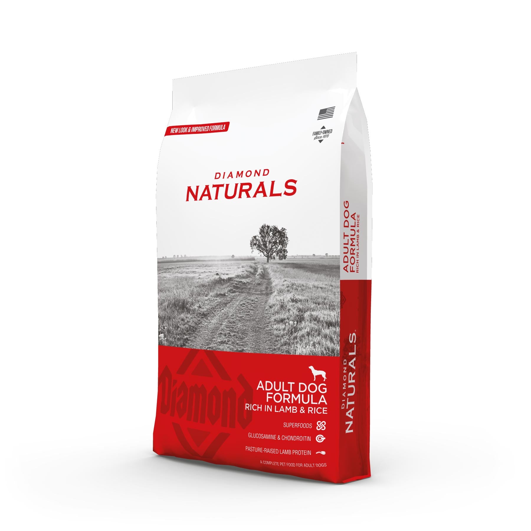 Diamond Naturals Adult Dog Formula - Rich in Lamb and Rice
