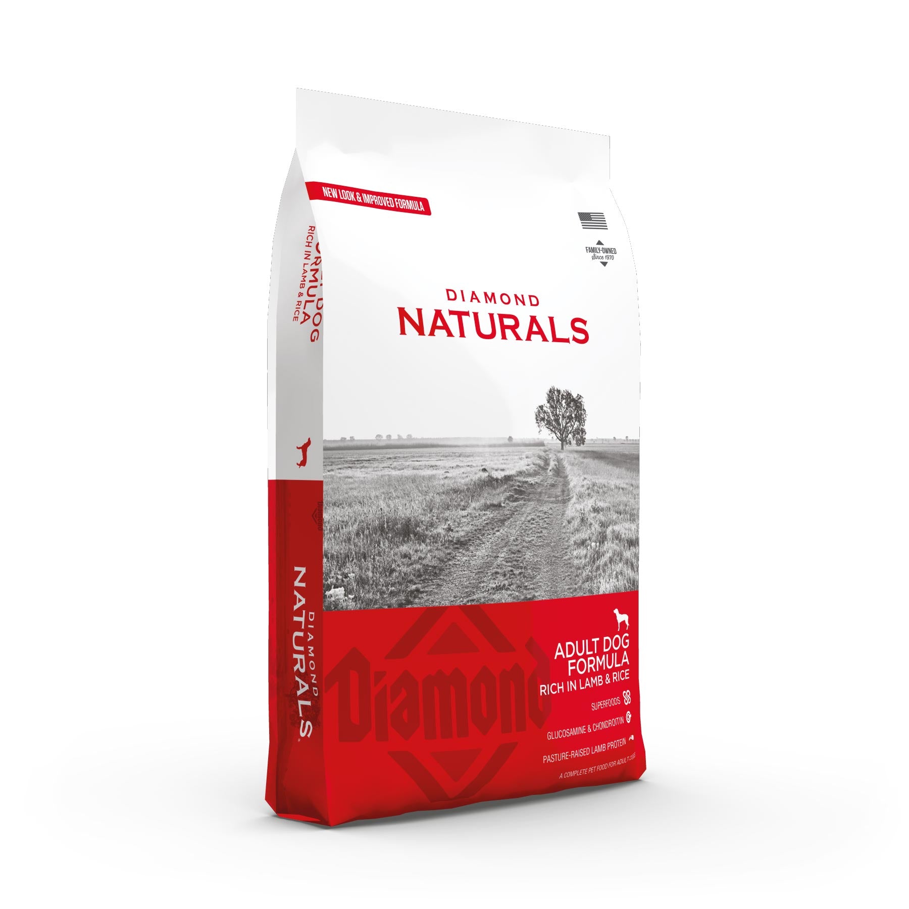 Diamond Naturals Adult Dog Formula - Rich in Lamb and Rice