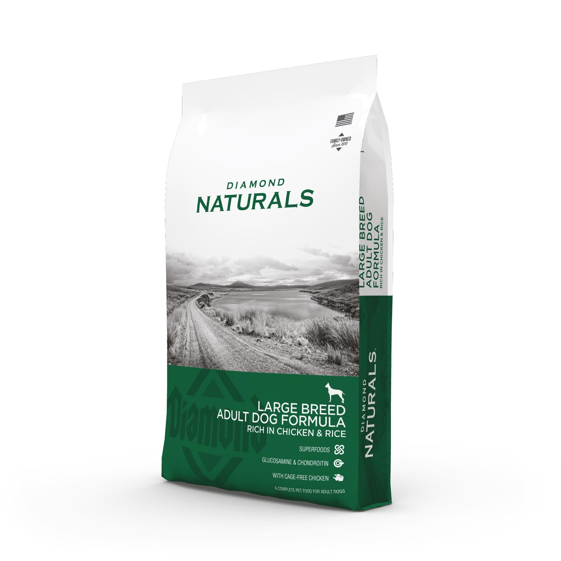 Diamond Naturals Large Breed Adult Dog Formula - Rich in Chicken and Rice