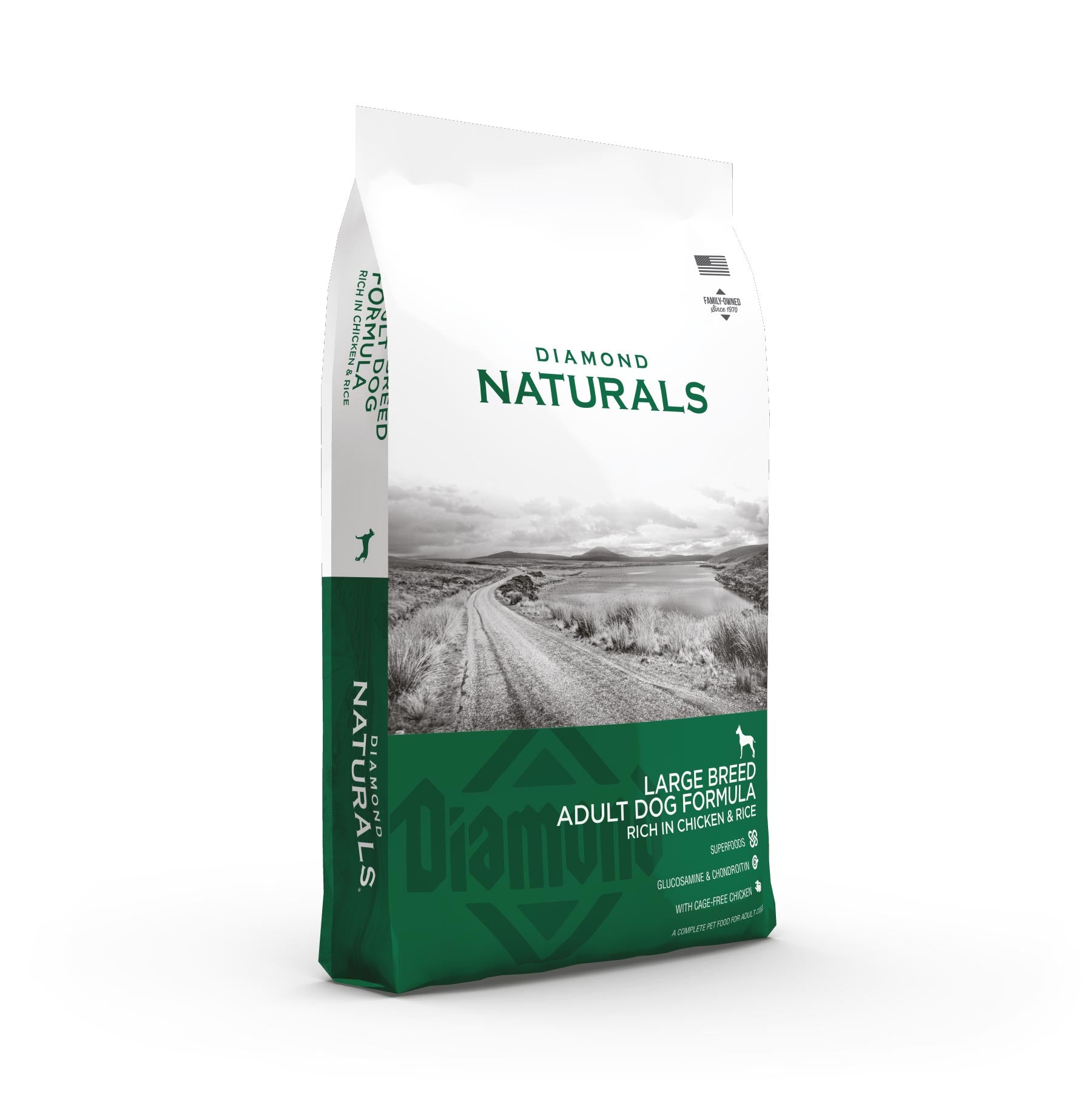 Diamond Naturals Large Breed Adult Dog Formula - Rich in Chicken and Rice