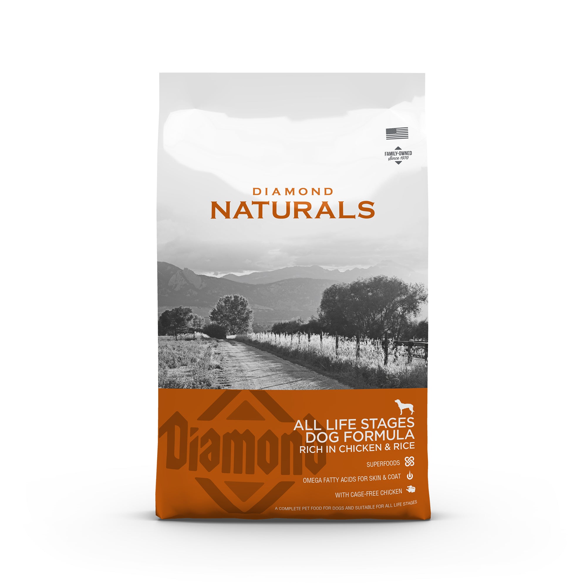 Diamond Naturals All Life Stages Dog Formula - Rich in Chicken and Rice