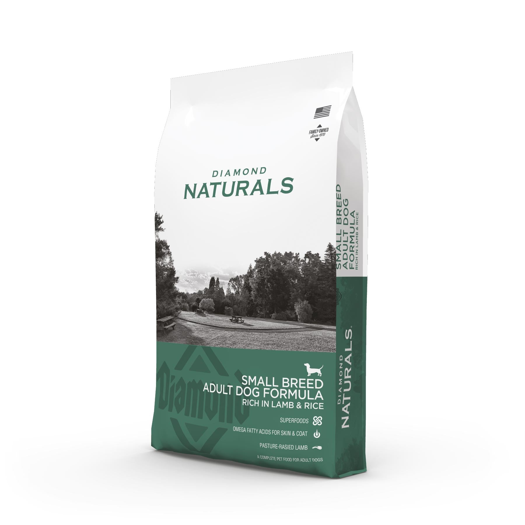 Diamond Naturals Small Breed Adult Dog Formula - Rich in Lamb and Rice