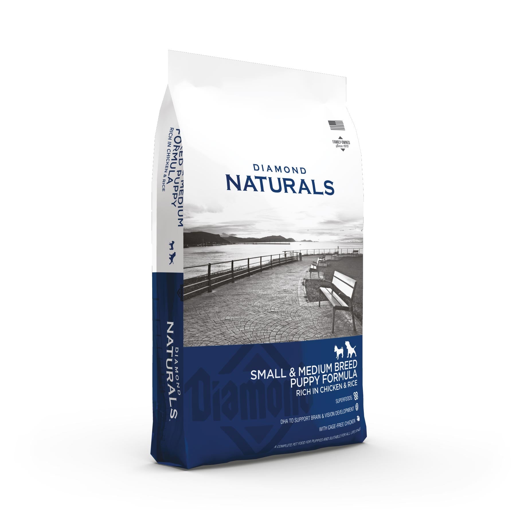 Diamond Naturals Small and Medium Breed Puppy Formula - Rich in Chicken and Rice