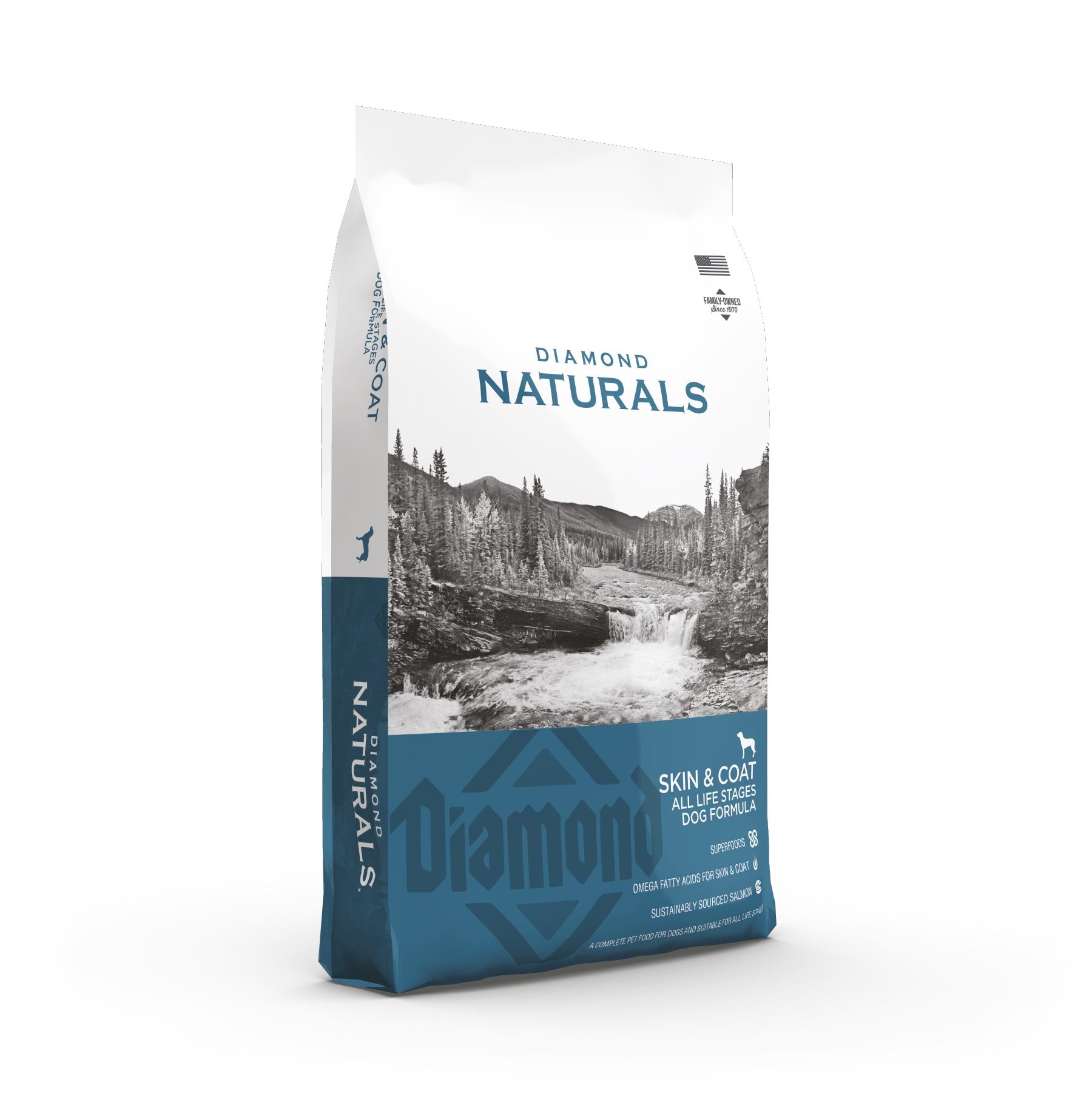 Diamond Naturals Skin and Coat All Life Stages Dog Formula - Rich in Salmon and Potato