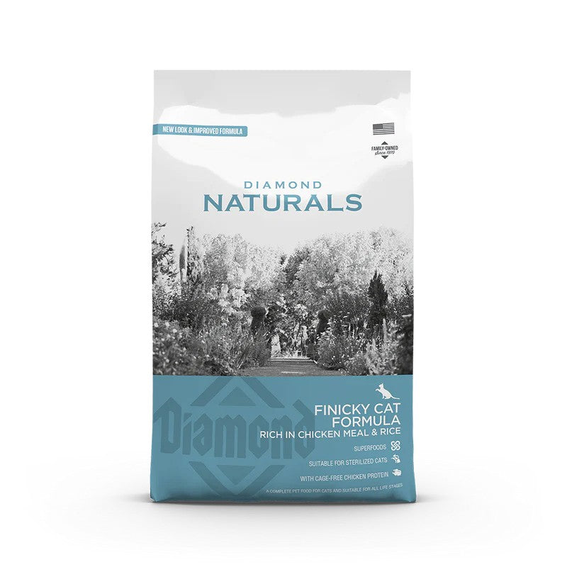 Diamond Naturals Finicky Cat Formula - Rich in Chicken Meal and Rice