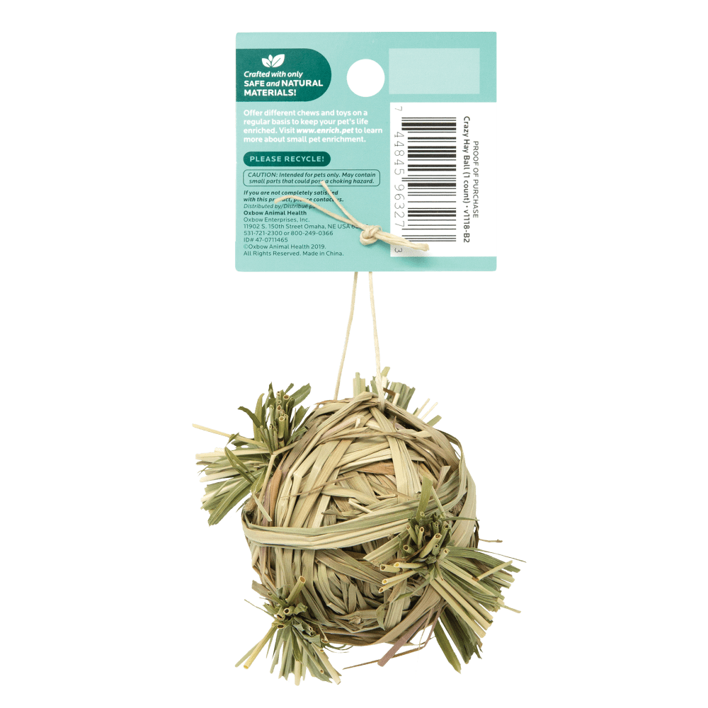 Oxbow Enriched Life Crazy Hay Ball
