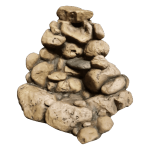 Rock Waterfall With Pump