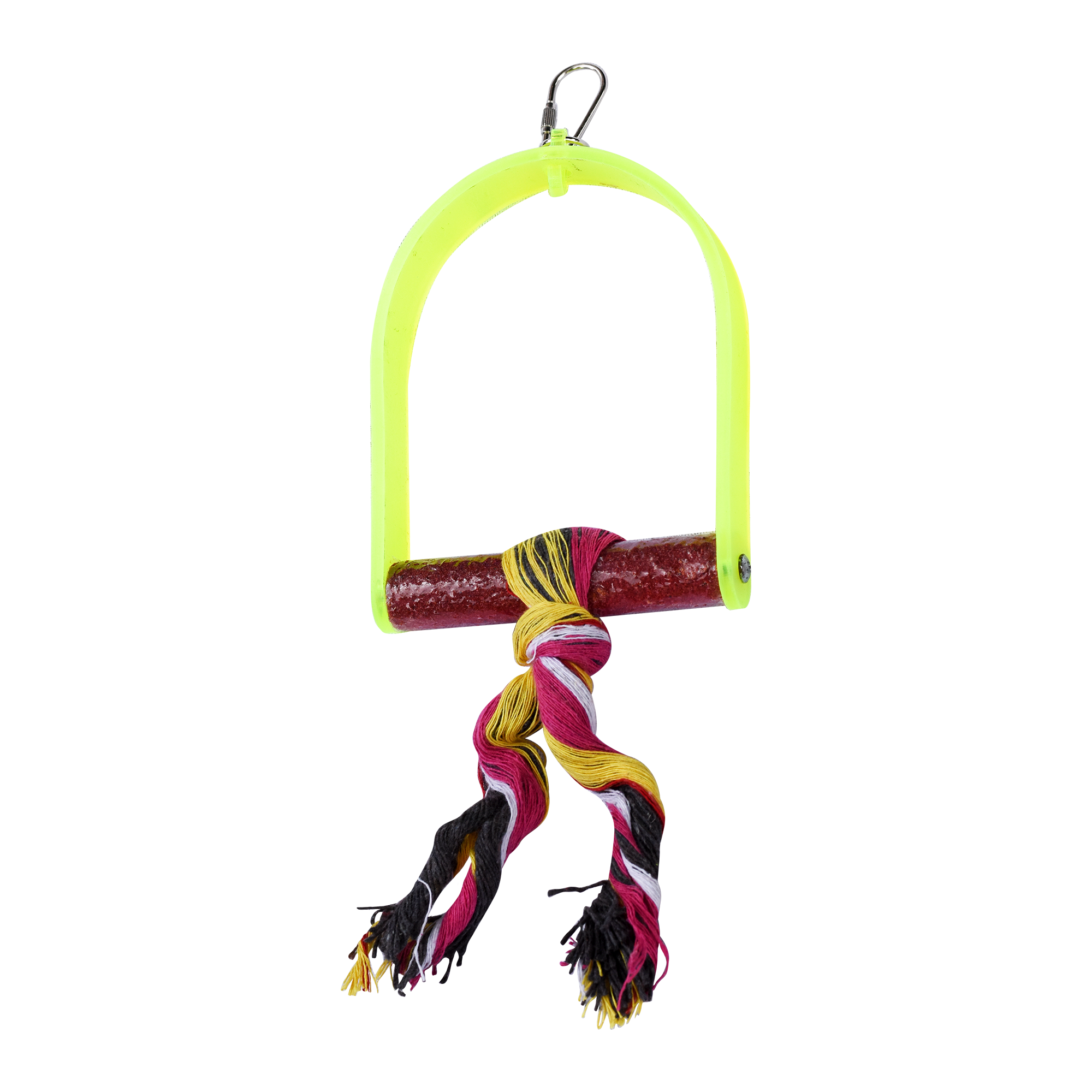 PERSPEX BIRD SWING H200mm x 150mm PERCH