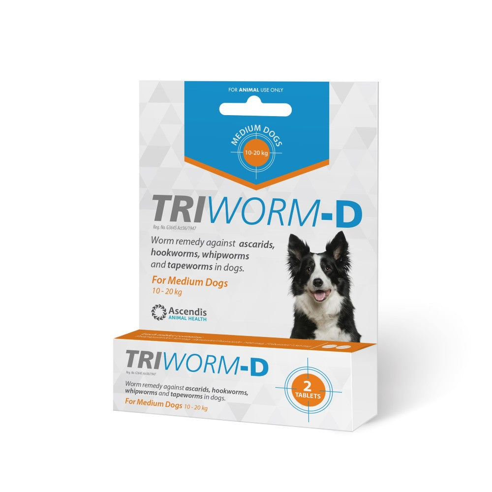 Triworm-D Dewormer Dog Individual Packs