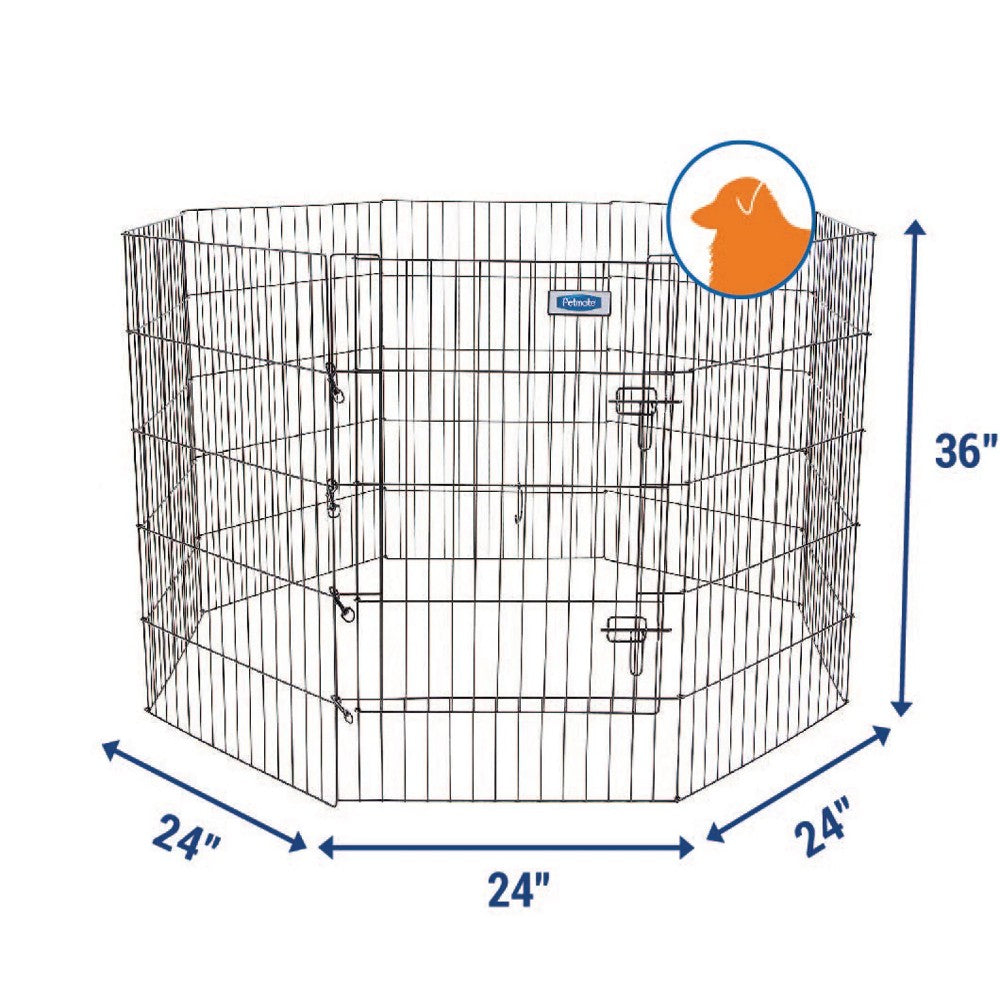 Petmate Exercise Pen with Door & 8 Panels