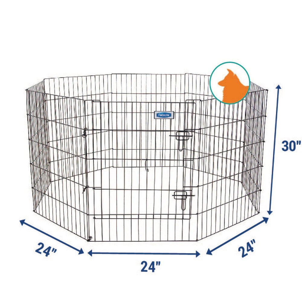 Petmate Exercise Pen with Door & 8 Panels