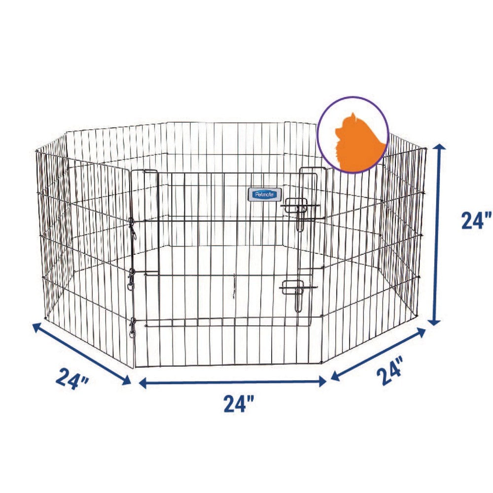 Petmate Exercise Pen with Door & 8 Panels