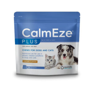 Calmeze Plus Calming Chews For Dogs & Cats Flavoured Pouch of 30