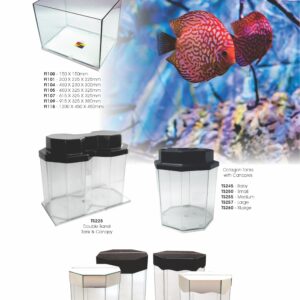 OCT TANK WITH MIRROR LID& SIDES 350 x 280 MM