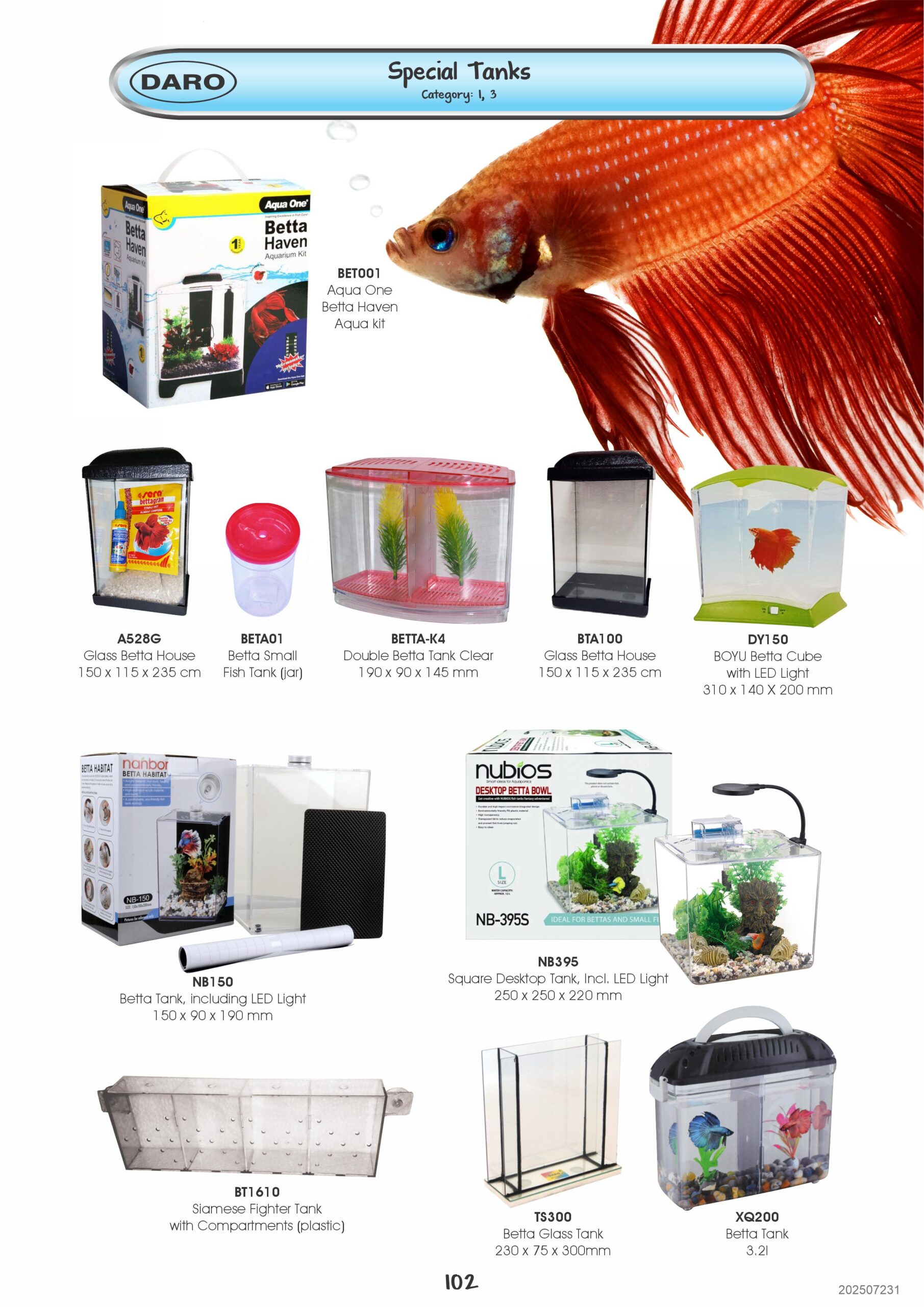 Betta Tank 3.2L