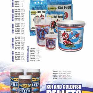 DARO Koi & Goldfish Pellets-Bottle 500g Small 1mm
