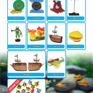 Plastic Fish Assorted (15/P)