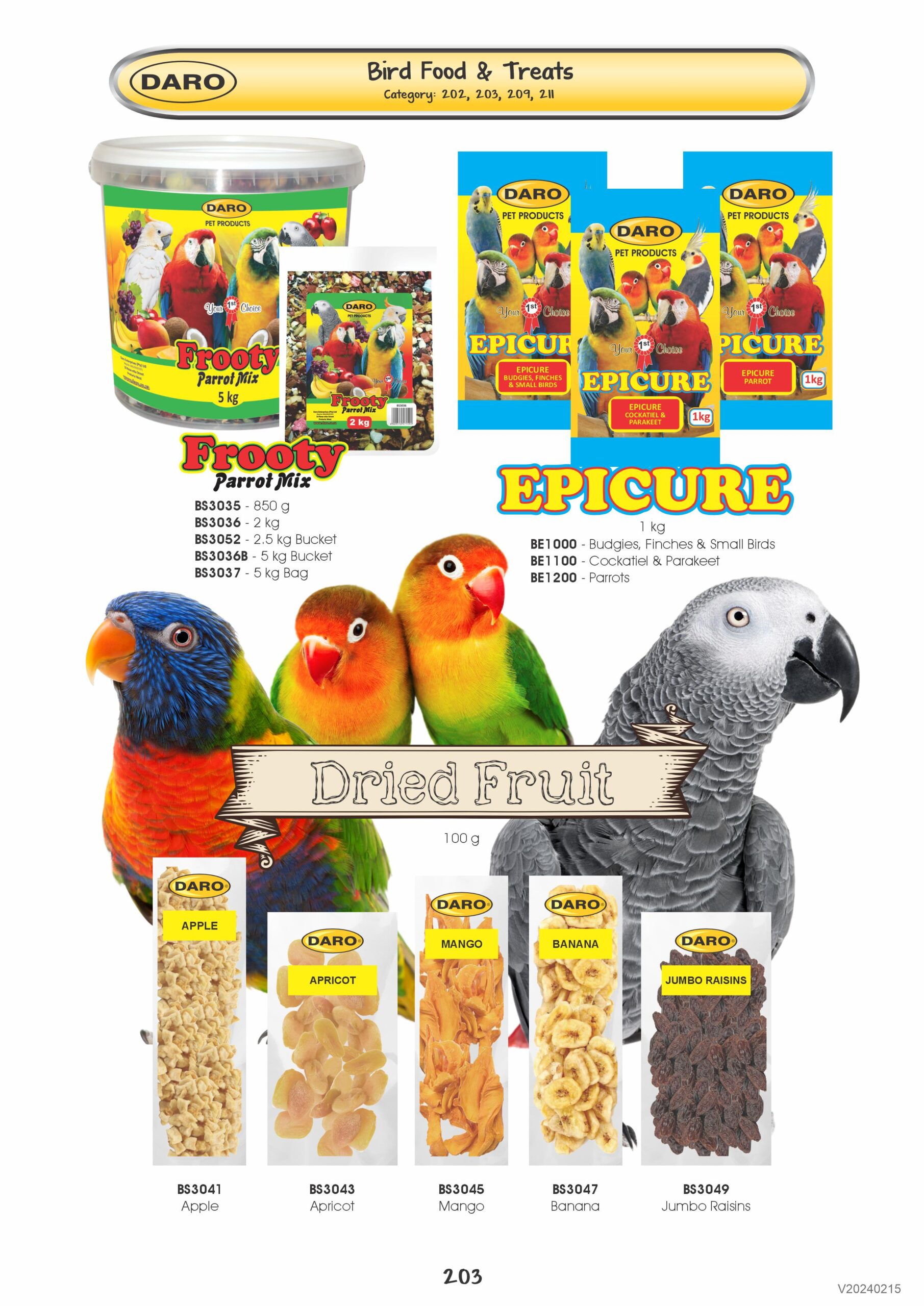DARO FROOTZ TREAT - GIANT RAISINS 100g