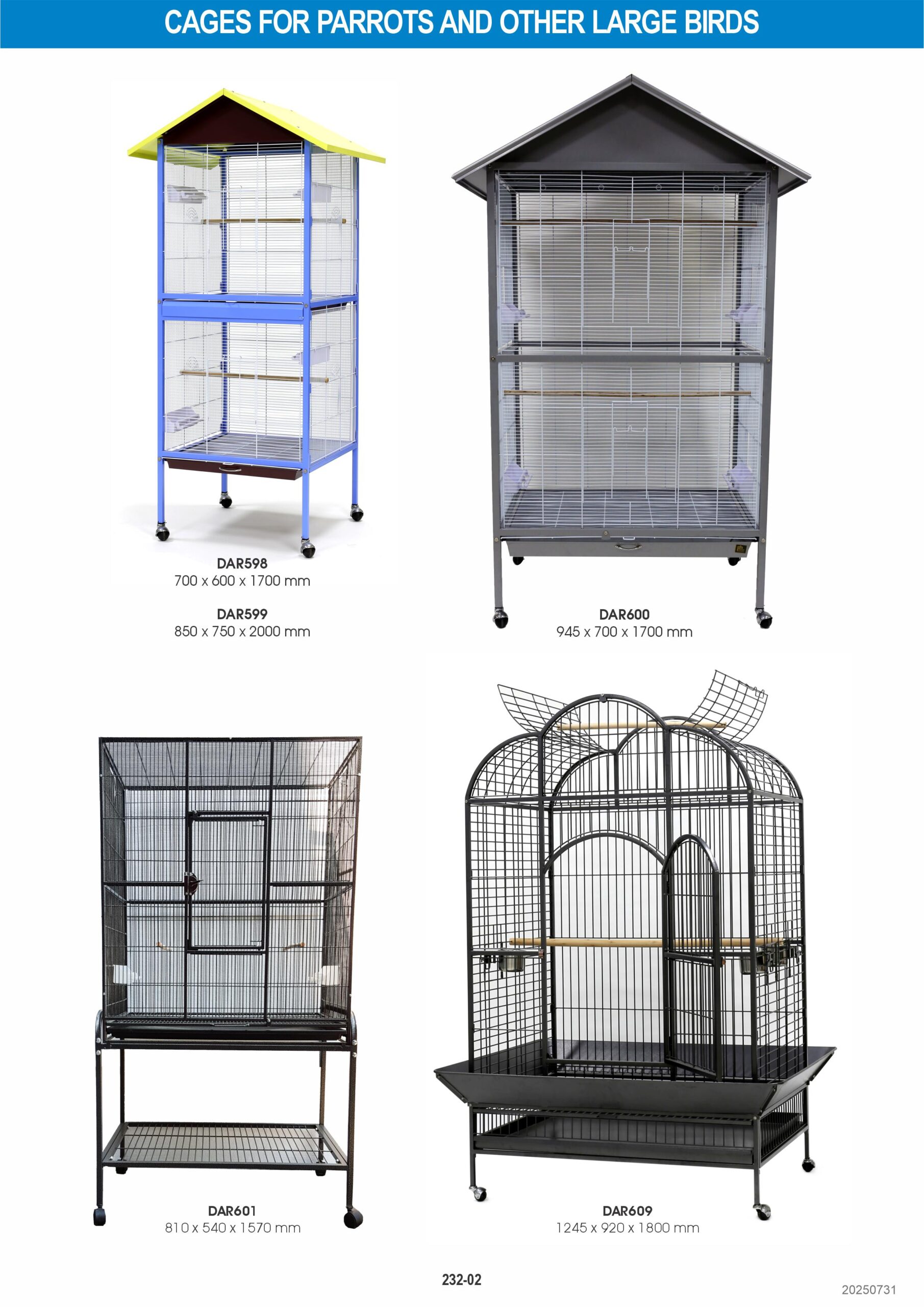 New Flight Cage 81X54X157