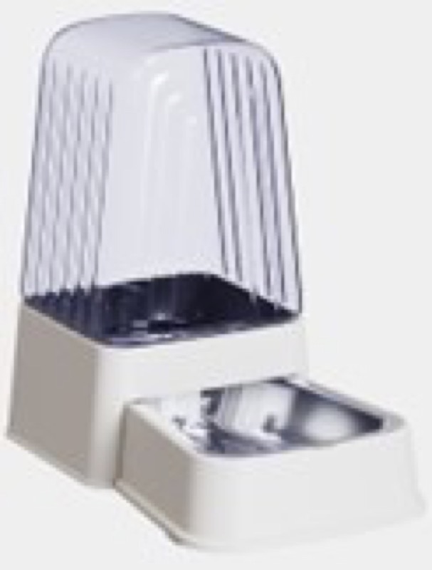 Premium water feeder with stainless steel bowl