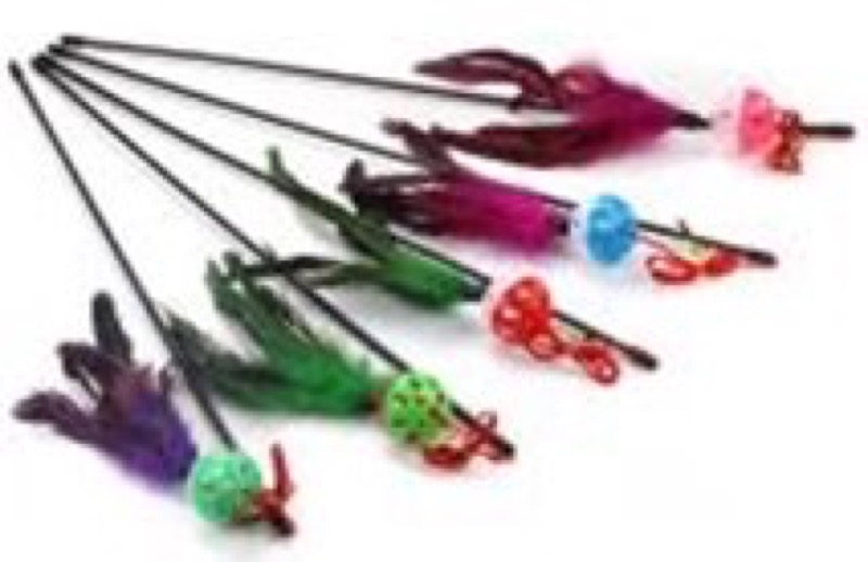 Cat wand toy #4