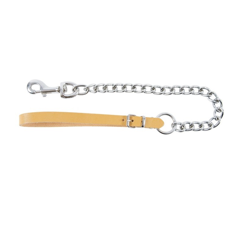 Zolux Heavy Chain Leash with Handle Green