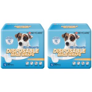 Honeycare Male Dog Wraps 50pcs